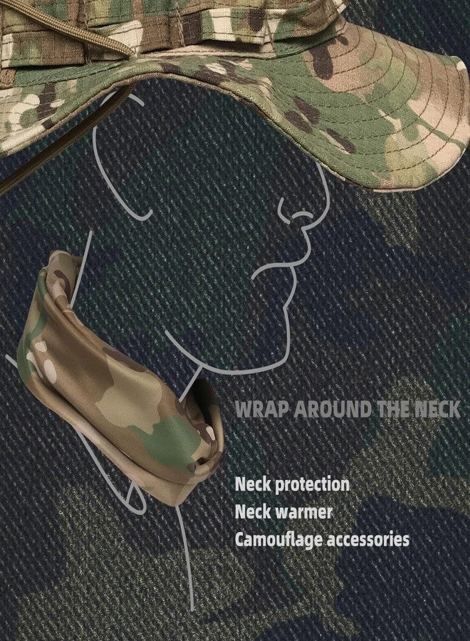 XY3545HS Camo Neck Gaiter Face Mask Ski Scarf for Men&Women UV Protection Windproof for Fishing Hunting Cycling - Image 2